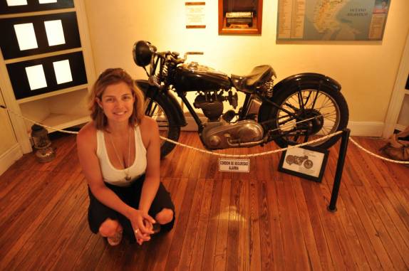 Exemplar da mesma motocicleta que Che Guevara iniciou sua mítica viagem pela América Latina, em Alta Gracia, na Argentina
